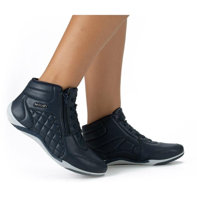 Tênis Kolosh Abotinado Cano Alto Almeria C/ Zíper C1285A Terê