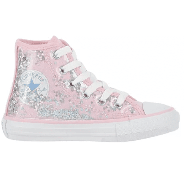 All Star Plataforma Cano Alto Branco - Pink Wave Store