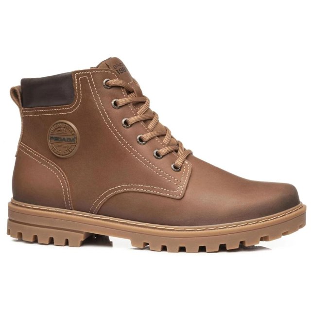 bota pegada botinha de couro