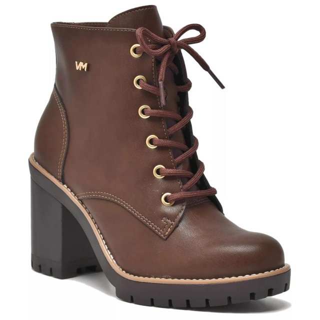 Bota Coturno Salto Bloco Via Marte Cano Curto 006-001 Terê Calçados