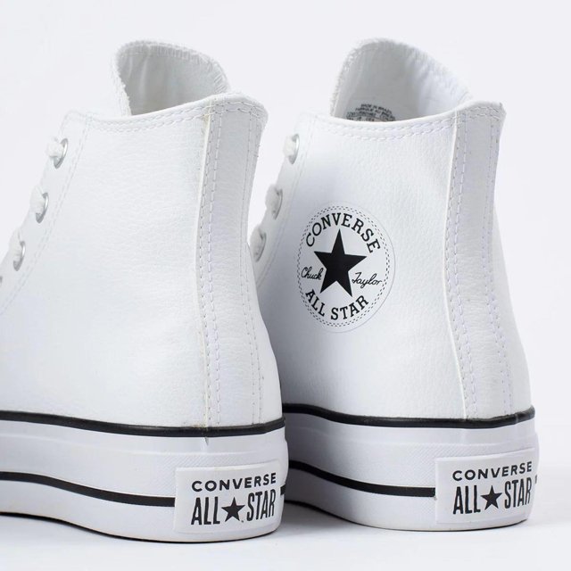 Tênis All Star Converse Chuck Taylor Platform HI Cano Alto - Preto