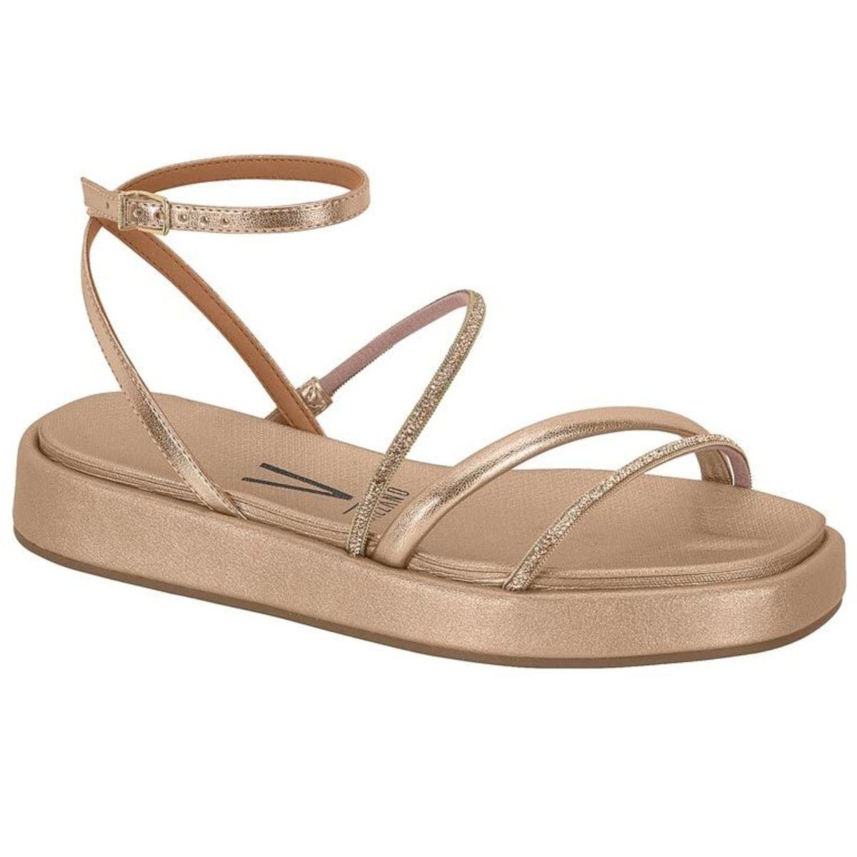 Sandália Flatform Vizzano Tira Hotfix 6506.207 | Terê Calçados