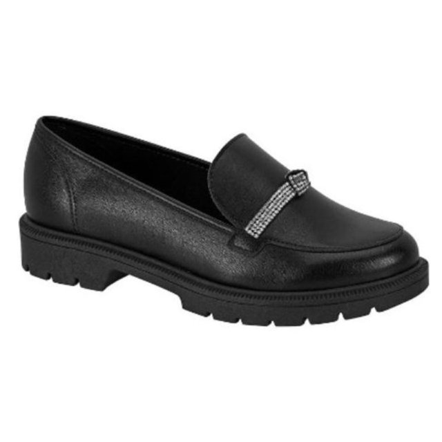 Sapato Beira Mocassim Beira Rio Verniz Preto Mocassim Sapato Preto