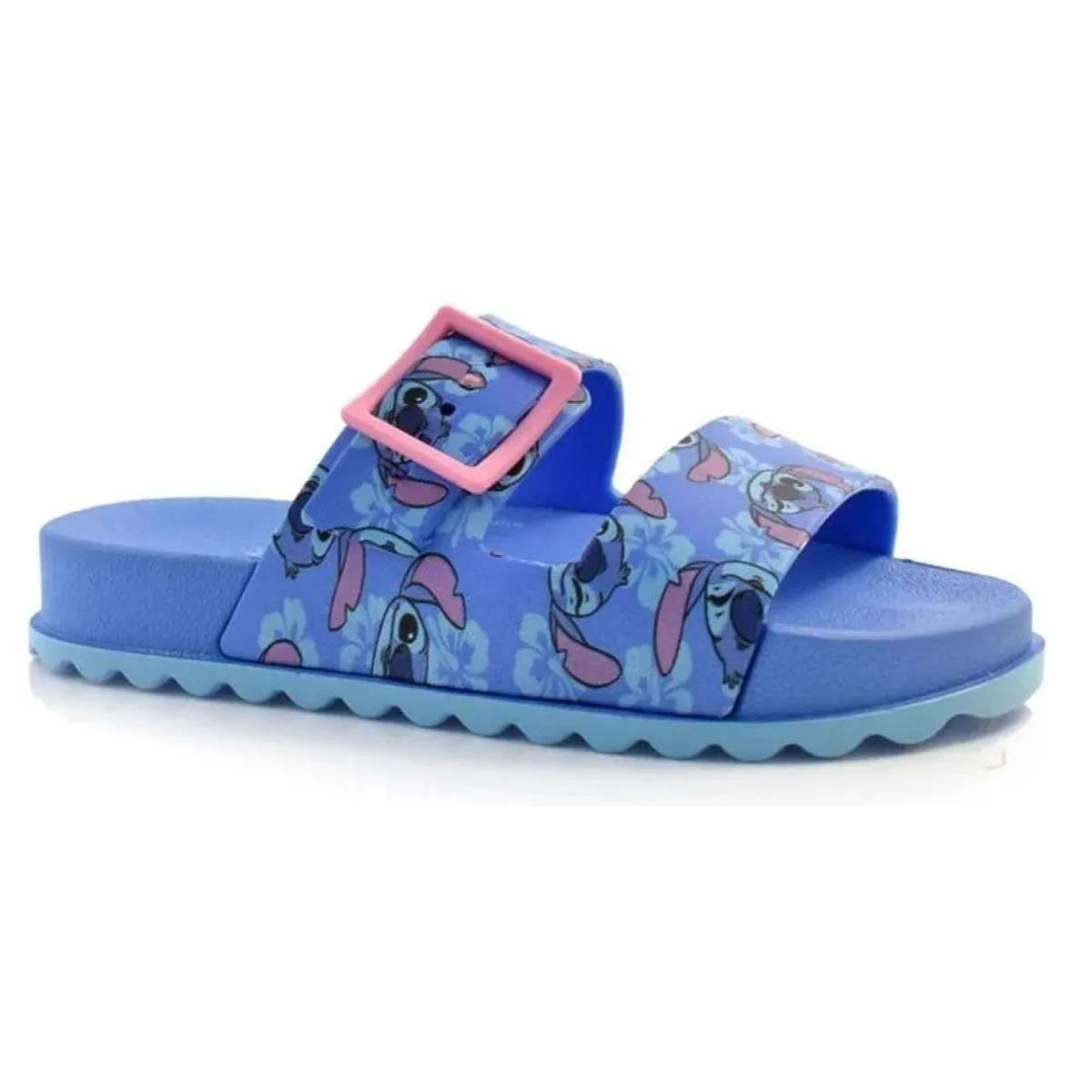 Chinelo Slide Azul Stitch Summer Grendene Kids 23198