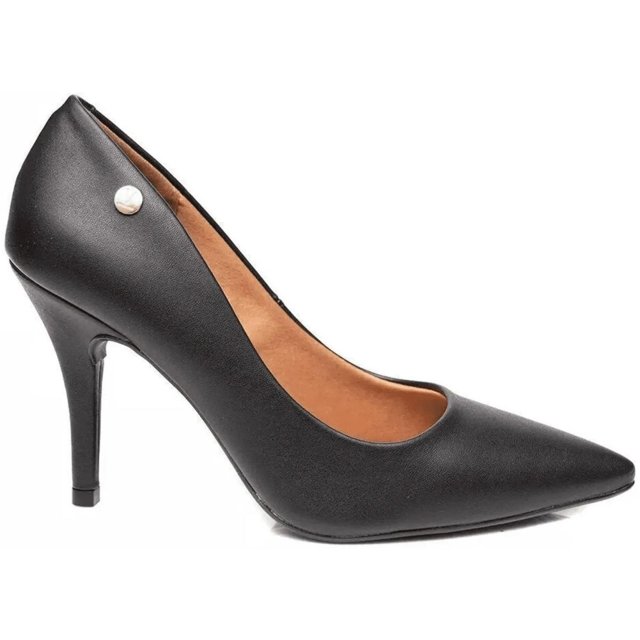 Sapato Scarpin Vizzano Pelica Salto Alto Bico Fino Terê