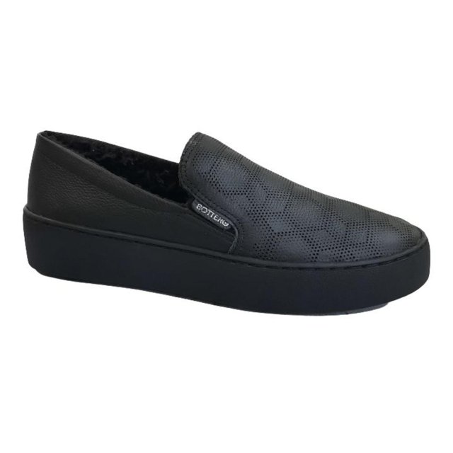 Bottero Tenis Slip On De Couro Bottero Slip De Couro Tênis