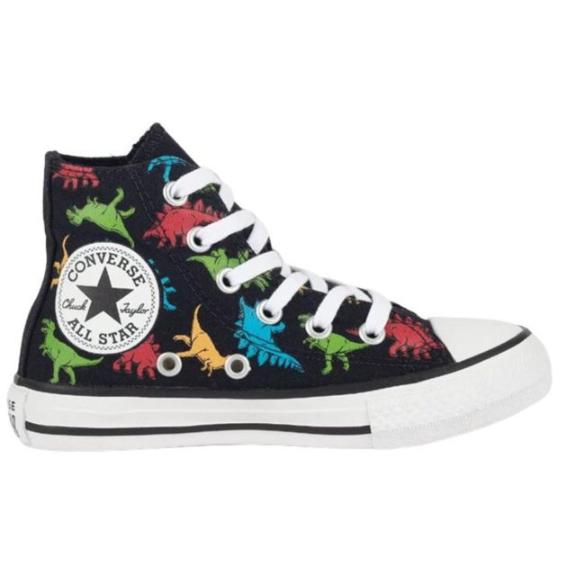 All Star Converse Chuck Taylor Kids Hi Preto