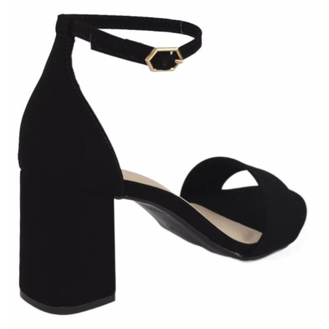 Sandália Bebecê Salto Médio Feminina T6025 Terê Calçados