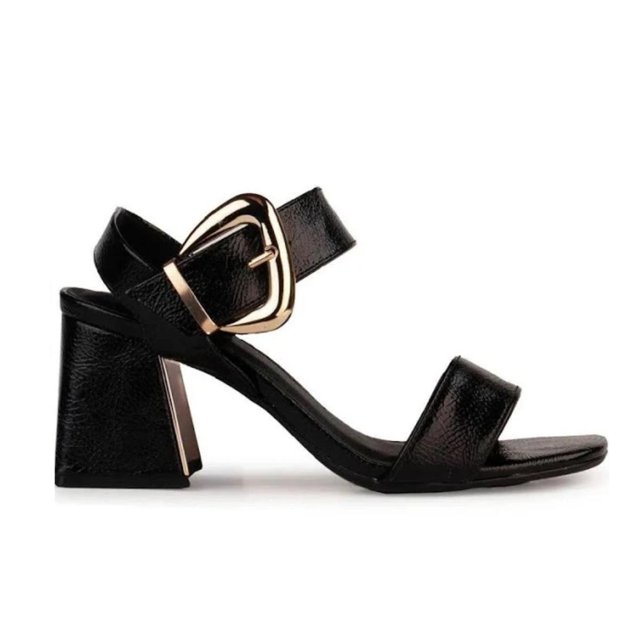 Sandália Bebecê Feminina Verniz T6049-103 Terê Calçados