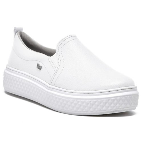 Tênis Feminino Casual Via Marte Branco/Prata 23-13104 – SCALCADOS