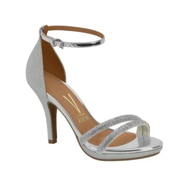 Sandália Vizzano Salto Alto Feminina Strass Terê Calçados