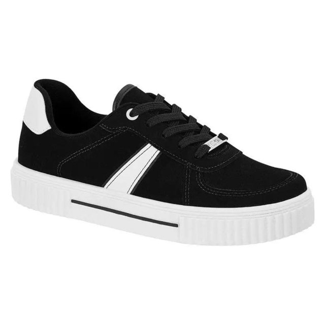 Shoe Tênis Vizzano Feminino Casual Preto Sapatênis Outlet Tênis