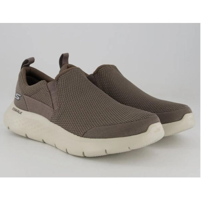 Tênis Skechers Go Walk Flex-Impeccable II 894343BR/KHK | Terê Calçados