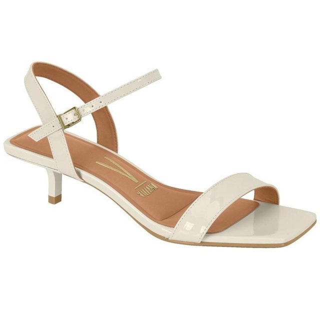Sandália Vizzano Verniz Salto Baixo Feminina Terê Calçados