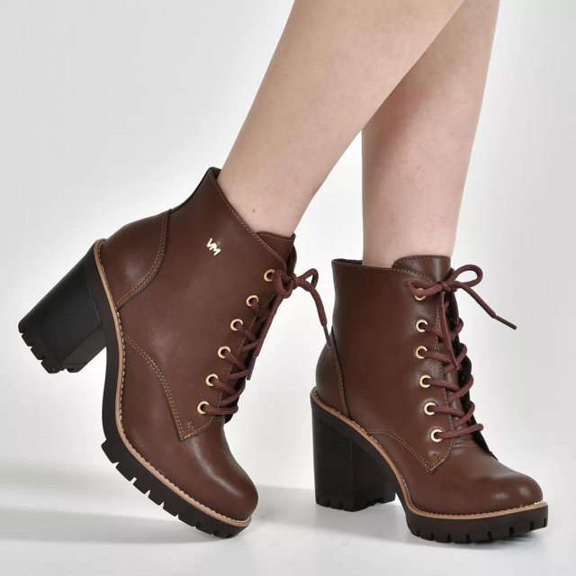 Bota Cano Curto Via Bota Coturno Salto Via Marte Bota Coturno