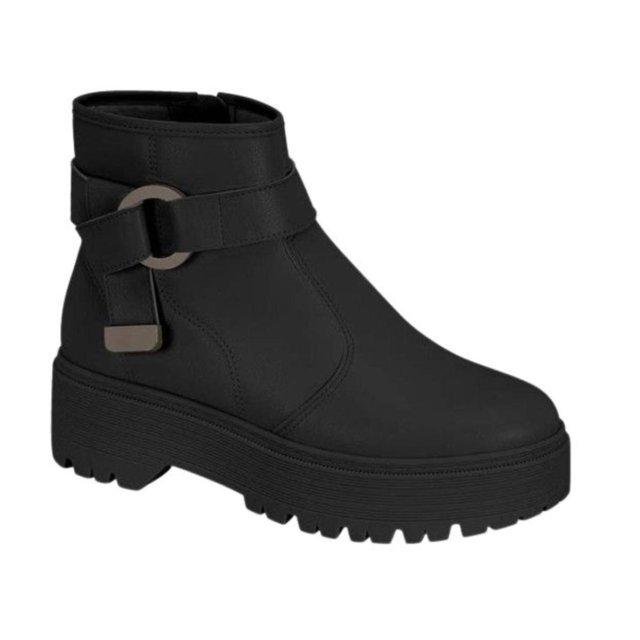 Bota Coturno Moleca Napa Floather Zurique Feminina Terê