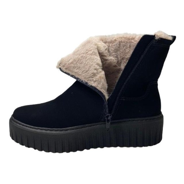 Bota Via Marte Feminina Com Pelos 047-010 Terê Calçados - Main Image