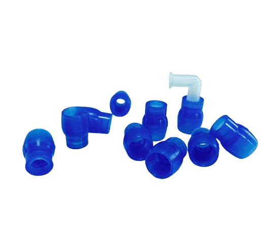 Campânulas de Silicone Odontológica - Kit c/10 Unidades + Adaptador