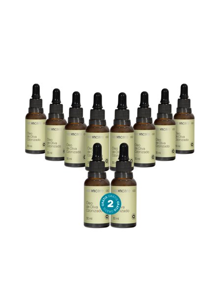 Kit Óleo de Oliva Ozonizado - 30mL - Pague 8 Leve 10