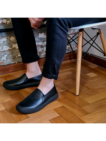 Slip On em Couro | Ibiza | Riscato