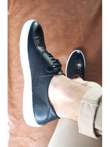 Sapato em Couro | Brogue Sneaker Dover