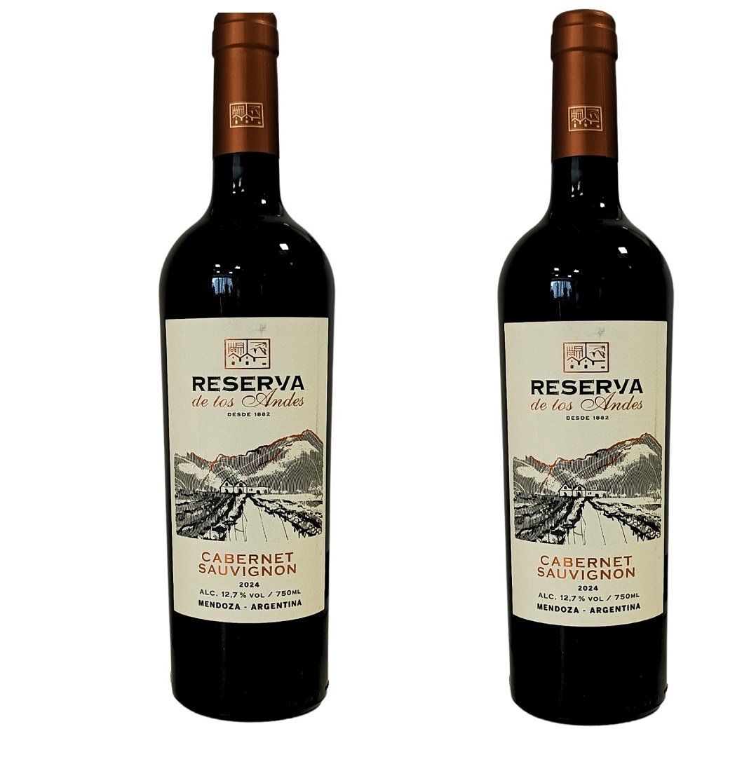 Kit 2 Vinhos Reserva De Los Andes Cabernet Sauvignon | Esmero Vinhos