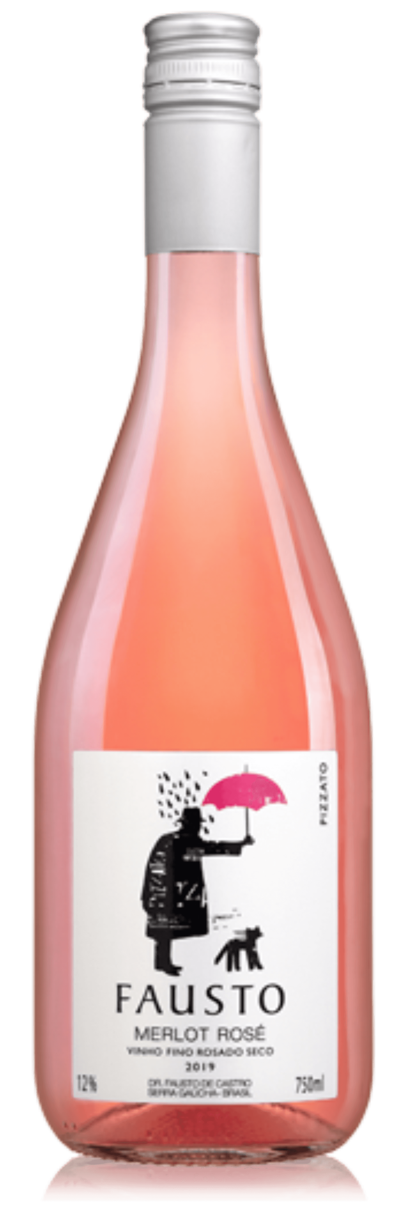 Pizzato Fausto Rosé Merlot | Esmero Vinhos