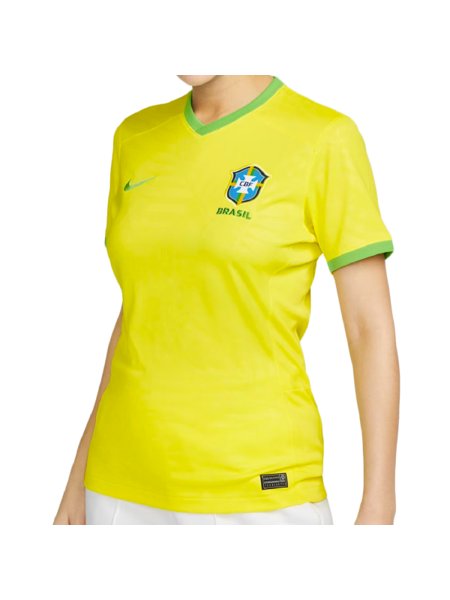 Camisa Brasil I 2023/25 Nike Torcedora Feminina Amarela - ALL Sports