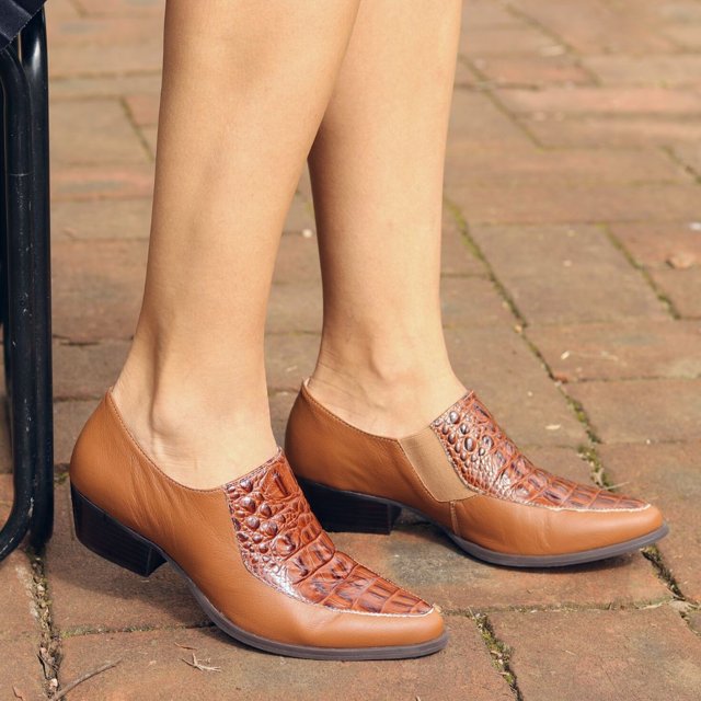 Sapato Social Feminino Salto Baixo Dina Mirtz Melania Benett