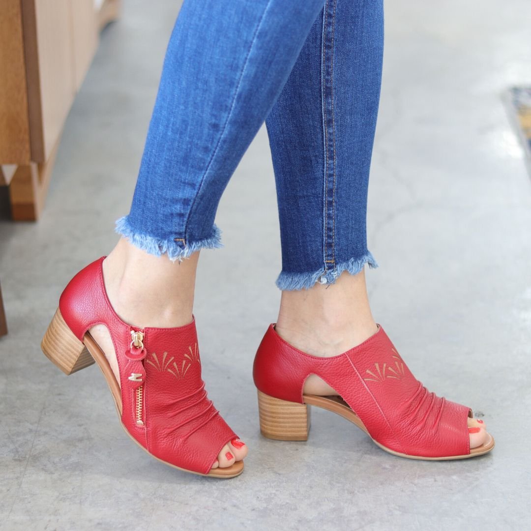 Ankle Boot Zíper Lateral Dina Mirtz (Salto 5) | Melania Benett