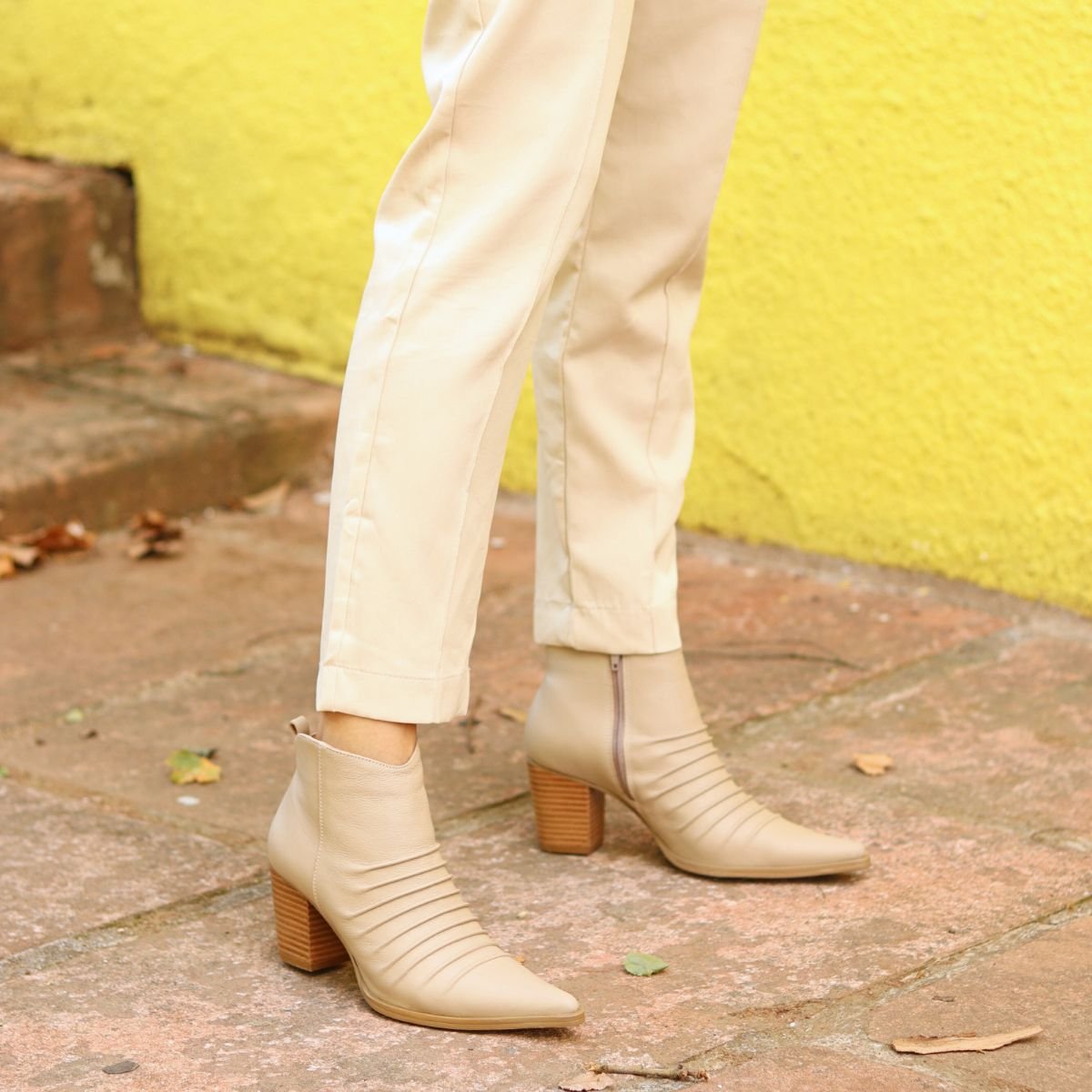 Bota Dina Mirtz Country Rugas Retas | Melania Benett