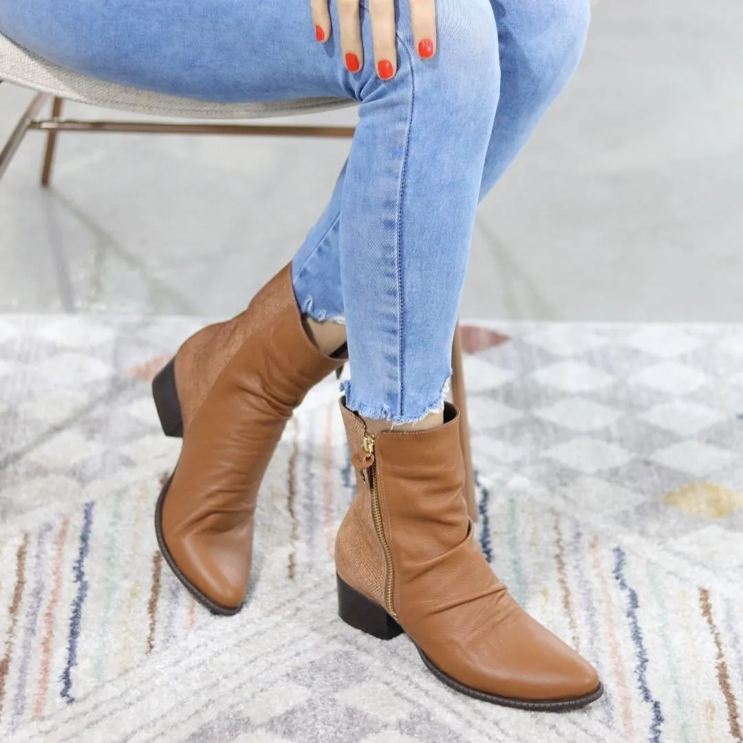 Botina Feminina Bota Bico Redondo Feminina Bota Feminina Bico