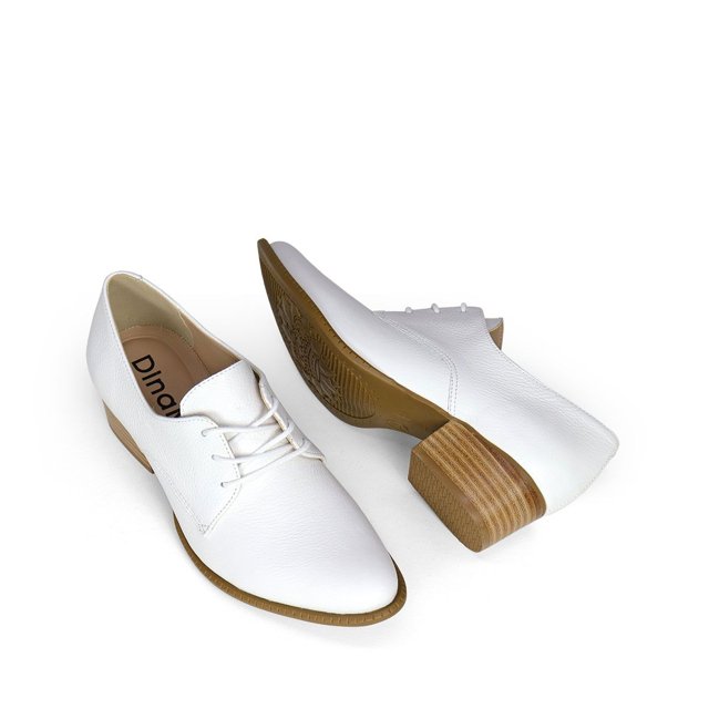Sapato Branco Básico Dina Mirtz