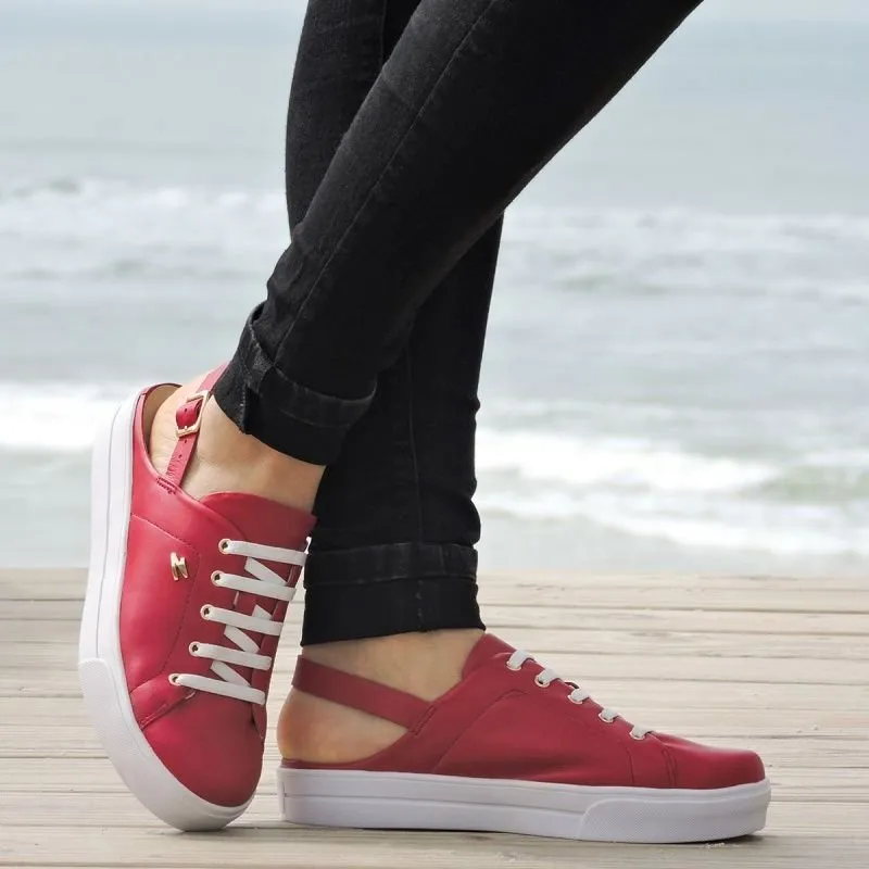 Tênis Feminino Casual Aberto Atrás Dina Mirtz Melania Benett