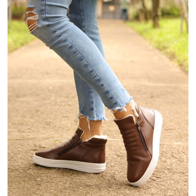 Bota Feminino Tenis Tipo Botinha Tenis Botinha Feminino Sapato