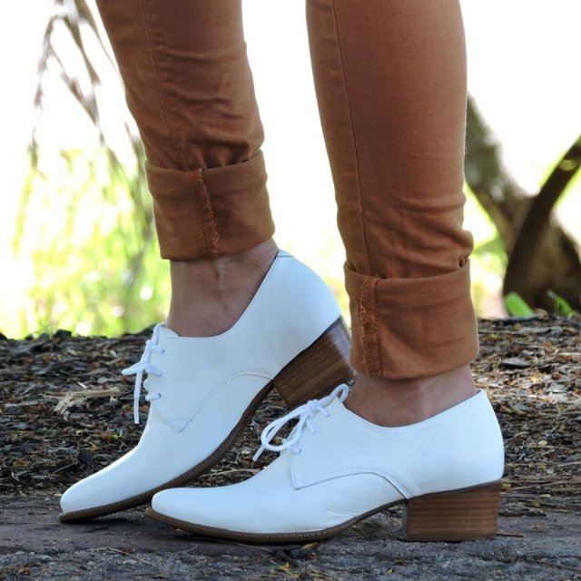 Sapato Branco Básico Dina Mirtz