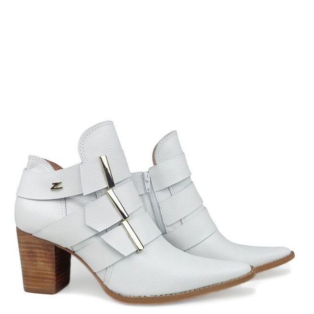 Bota Branca Country Estilo Dina Mirtz Melania Benett