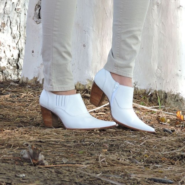 Sapato Branco Country Dina Mirtz