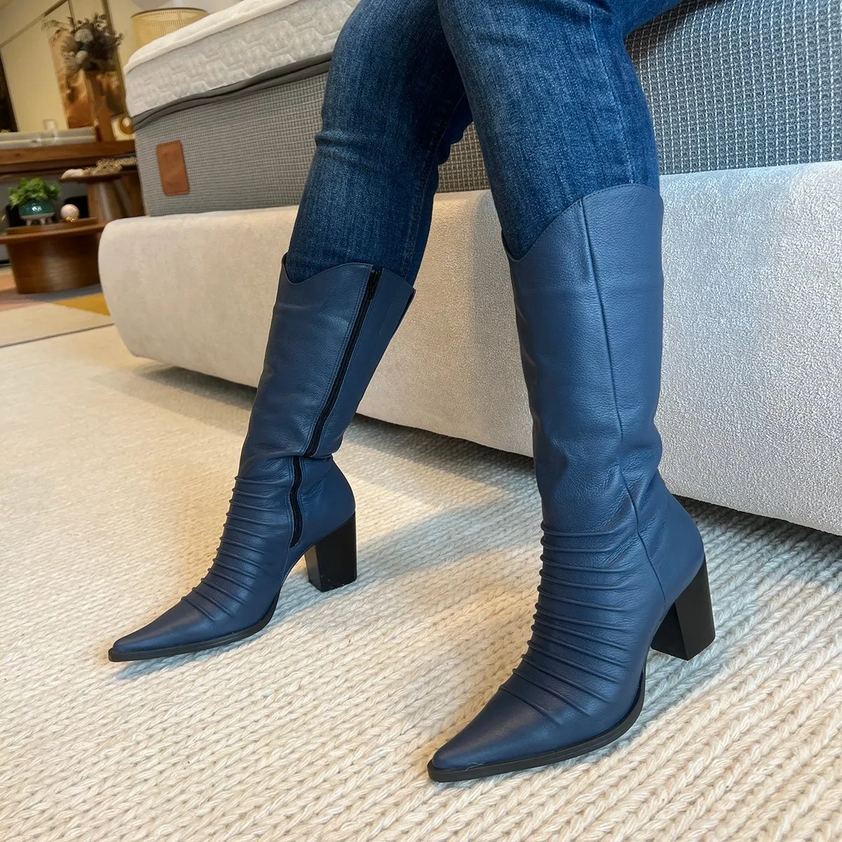 Bota Montaria Botas Femininas Tamanho 41 42 Cano Longo Bota