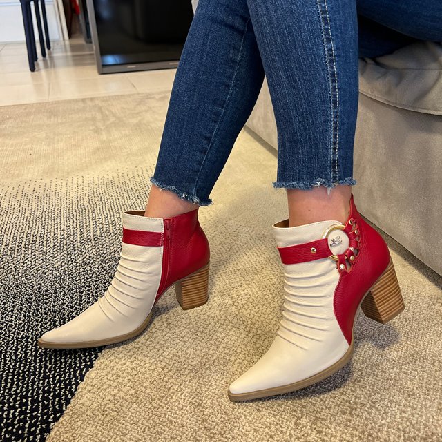 Sapato Country Feminino Dina Mirtz Botas Rasteiras Cano Curto