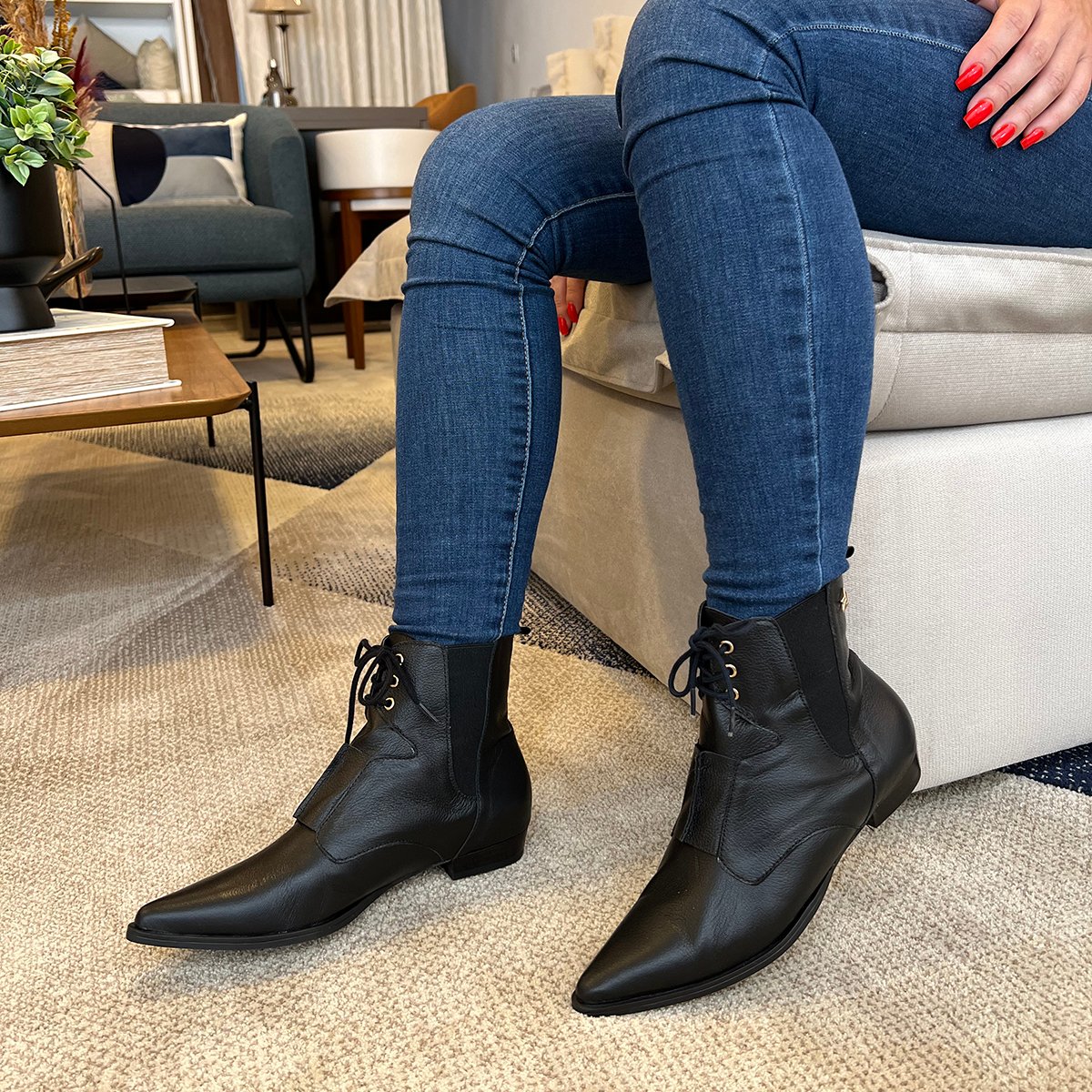 BOTA RASTEIRA ESTILO COTURNO DINA MIRTZ REF 996 Fino Raro Site