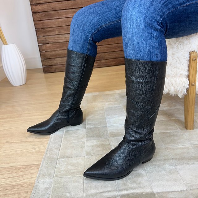 Camurça Feminina Cano Bota Cano Longo De CamurÃ§a Bota Feminina