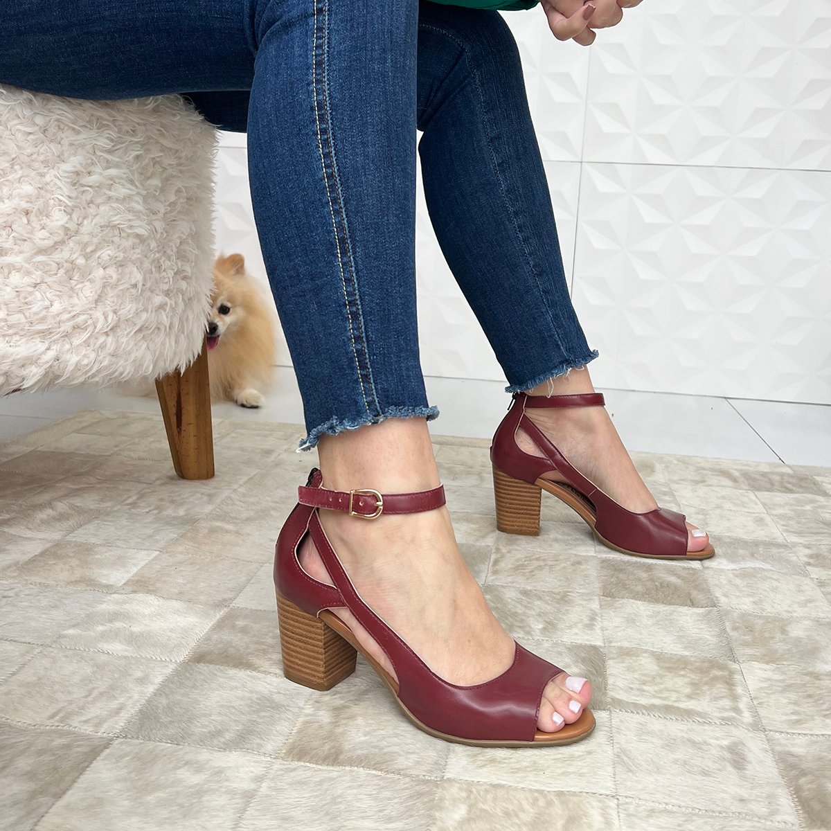 Sandals Peep Toe Ramarim Total Confort Ramarim Total Comfort