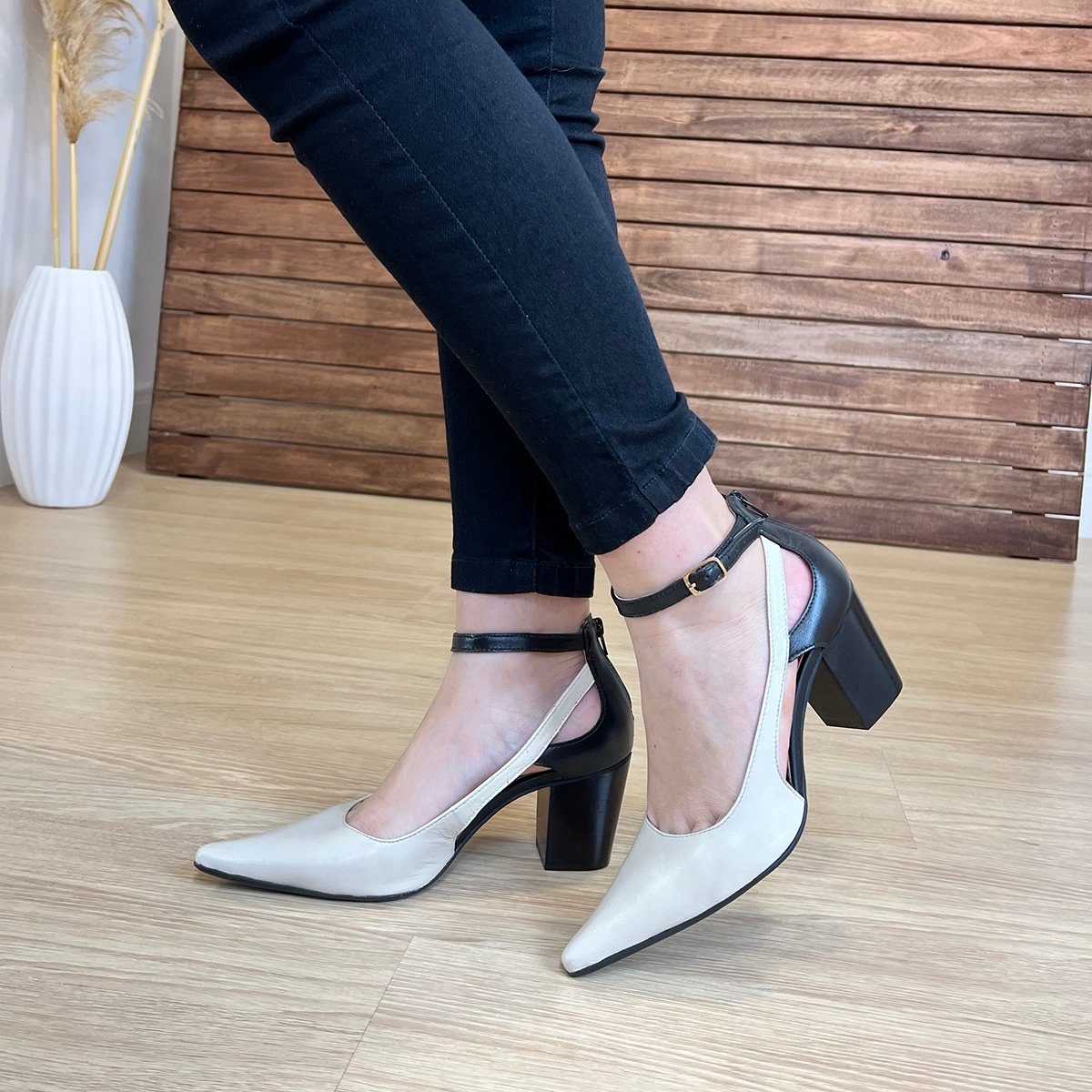 Bico Fino Sapato Salto Baixo Para Casamento Scarpin Sapatos