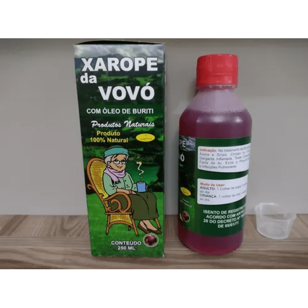 Xarope da Vovó Pneumonia, Bronquite Alérgica, Garganta 250ML - Flora  Natural - Xarope de Bordo / Maple Syrup - Magazine Luiza