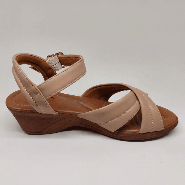 Sandália SoftFlex Anabela Confort Ref: 105 | PraPés Calçados Anatômicos