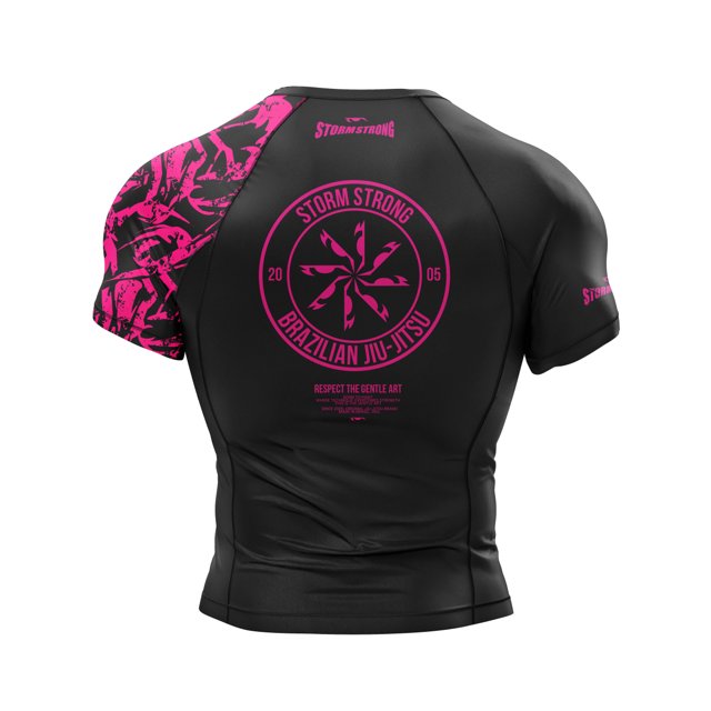 RASH GUARD - AFTERPUNCH - ROSA - MC | StormStrong Fight Co.