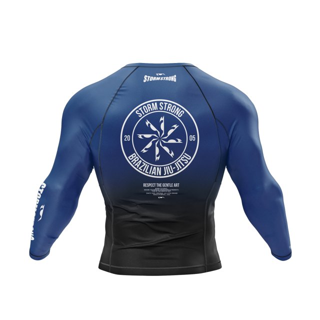 RASH GUARD - COMPETITION 2026 - AZUL -ML | StormStrong Fight Co.