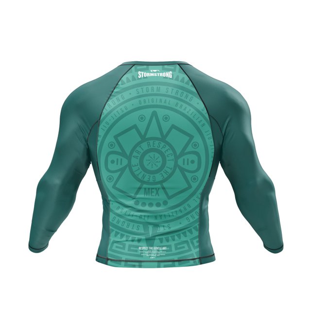 Rash Guard Manga Longa No Gi Jiu-Jitsu StormStrong Seleções 26 México ...