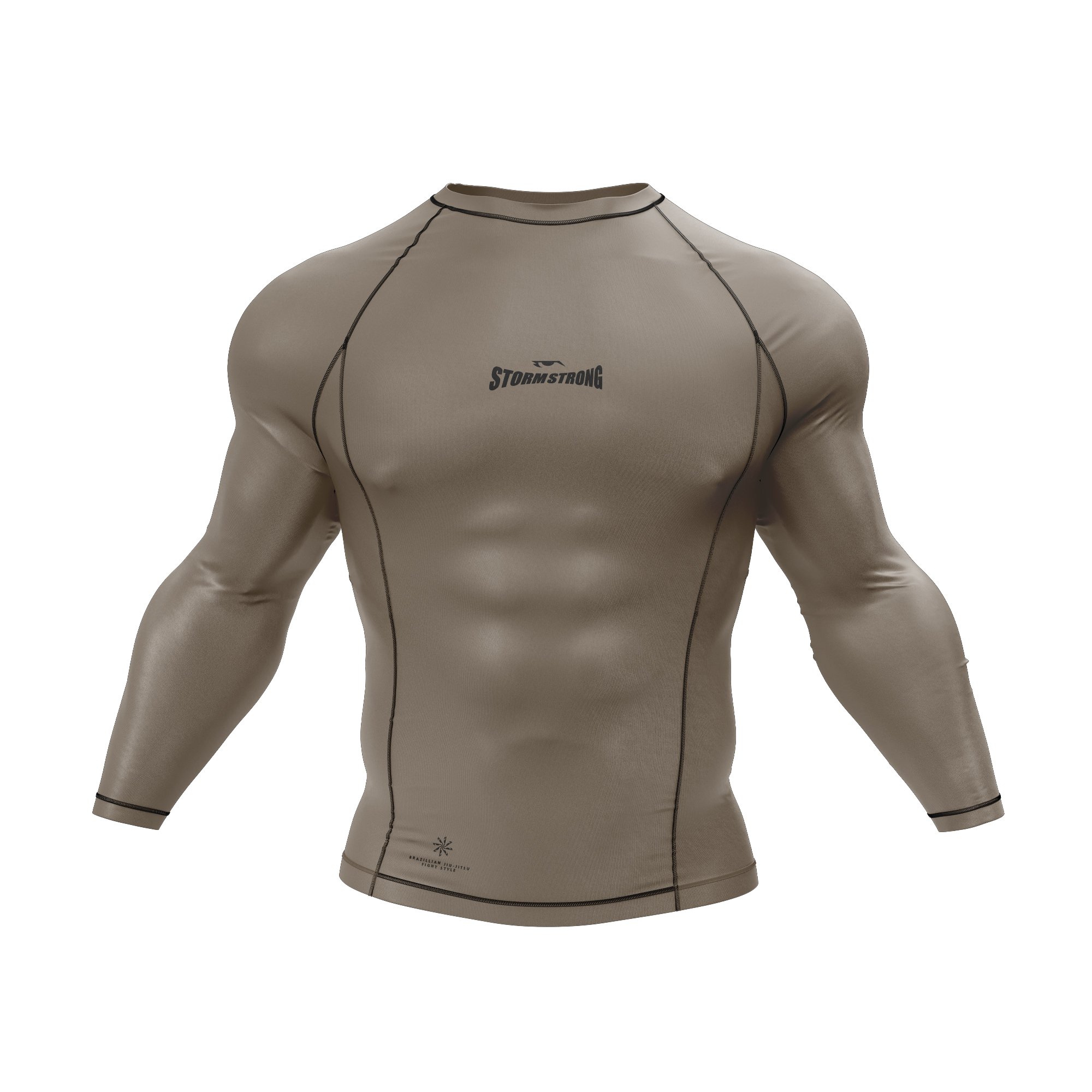 RASH GUARD ESSENTIAL COLORS - SANDSTORM- ML | StormStrong Fight Co.